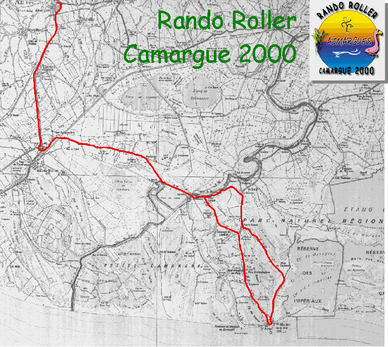 Parcours Rando Roller Camargue 2000